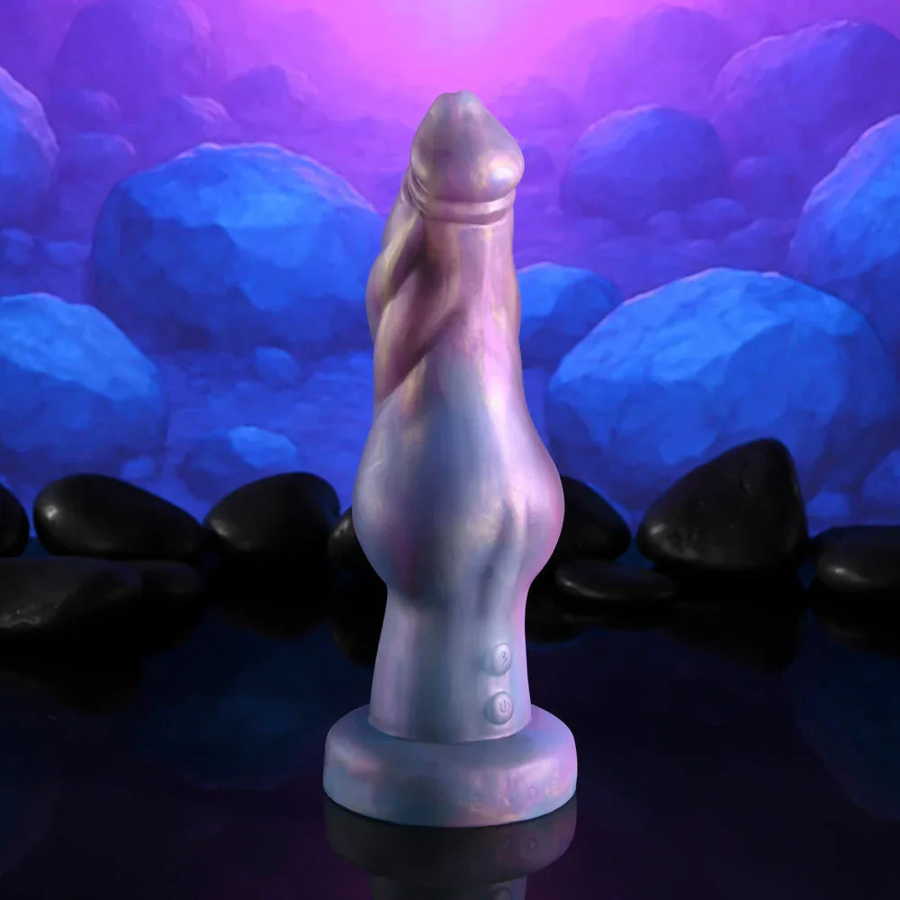 Gender X IMAGINARY FRIEND - /Pink USB Rechargeable Vibrating Fantasy Dildo with Wireless Remote - Take A Peek