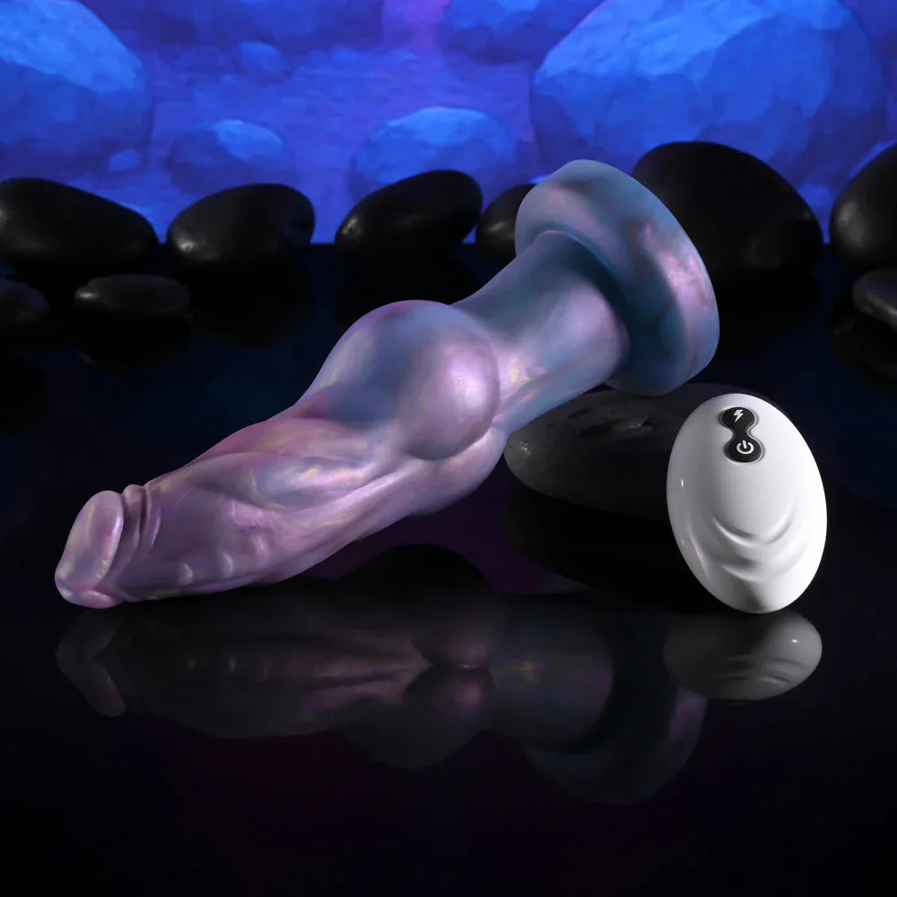 Gender X IMAGINARY FRIEND - /Pink USB Rechargeable Vibrating Fantasy Dildo with Wireless Remote - Take A Peek