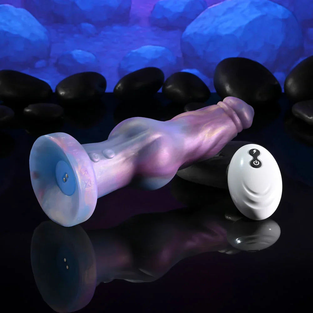 Gender X IMAGINARY FRIEND - /Pink USB Rechargeable Vibrating Fantasy Dildo with Wireless Remote - Take A Peek