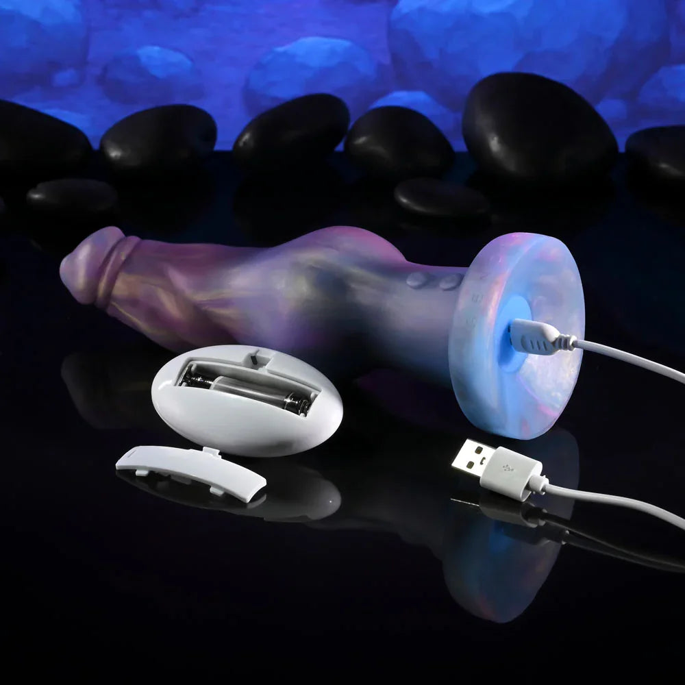 Gender X IMAGINARY FRIEND - /Pink USB Rechargeable Vibrating Fantasy Dildo with Wireless Remote - Take A Peek