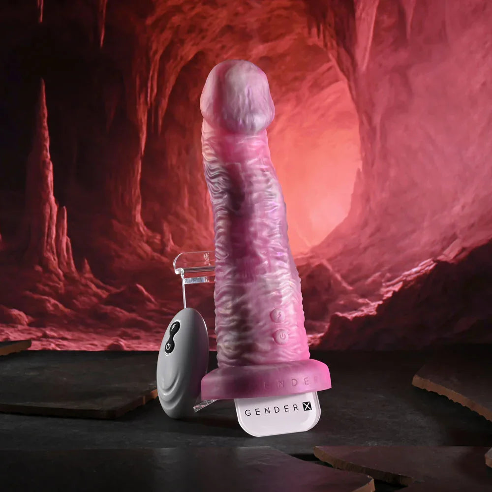 Gender X WHIMSICAL - USB Rechargeable Vibrating Fantasy Dildo with Wireless Remote - Take A Peek
