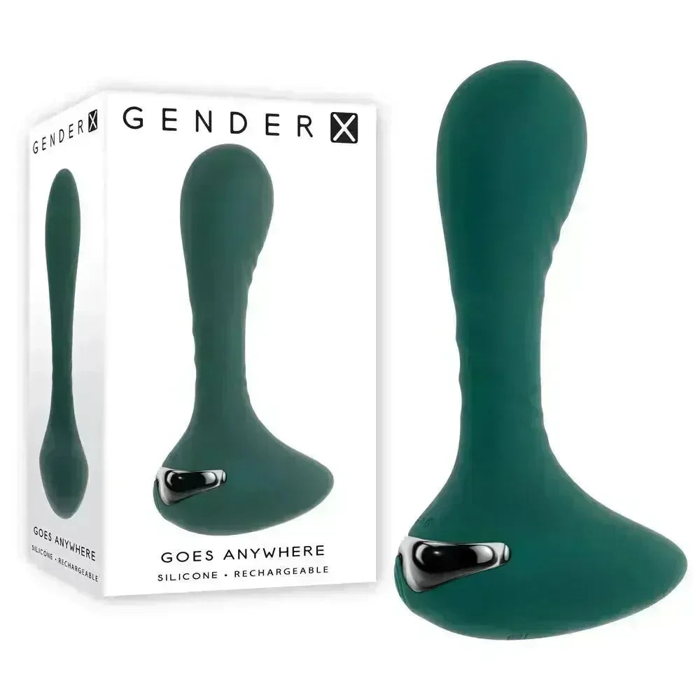 Gender X GOES ANYWHERE - 12.4 cm USB Rechargeable Vibrator - Take A Peek