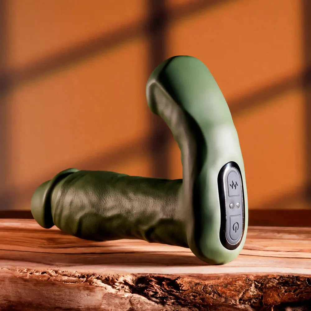 Gender X THE HUNK - 15.2 cm USB Rechargeable Thrusting Vibrator with Remote - Take A Peek
