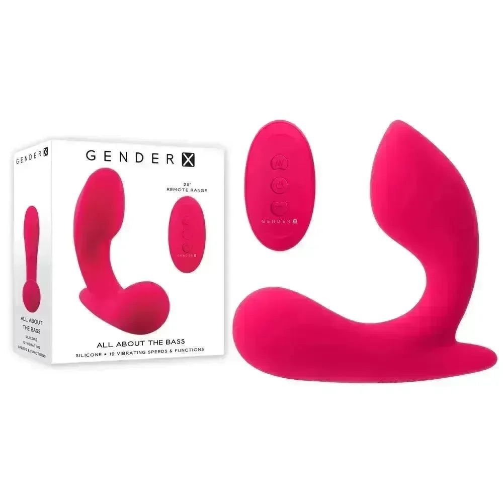Gender X ALL ABOUT THE BASS - USB Rechargeable Wearable Vibrator with Wireless Remote - Take A Peek