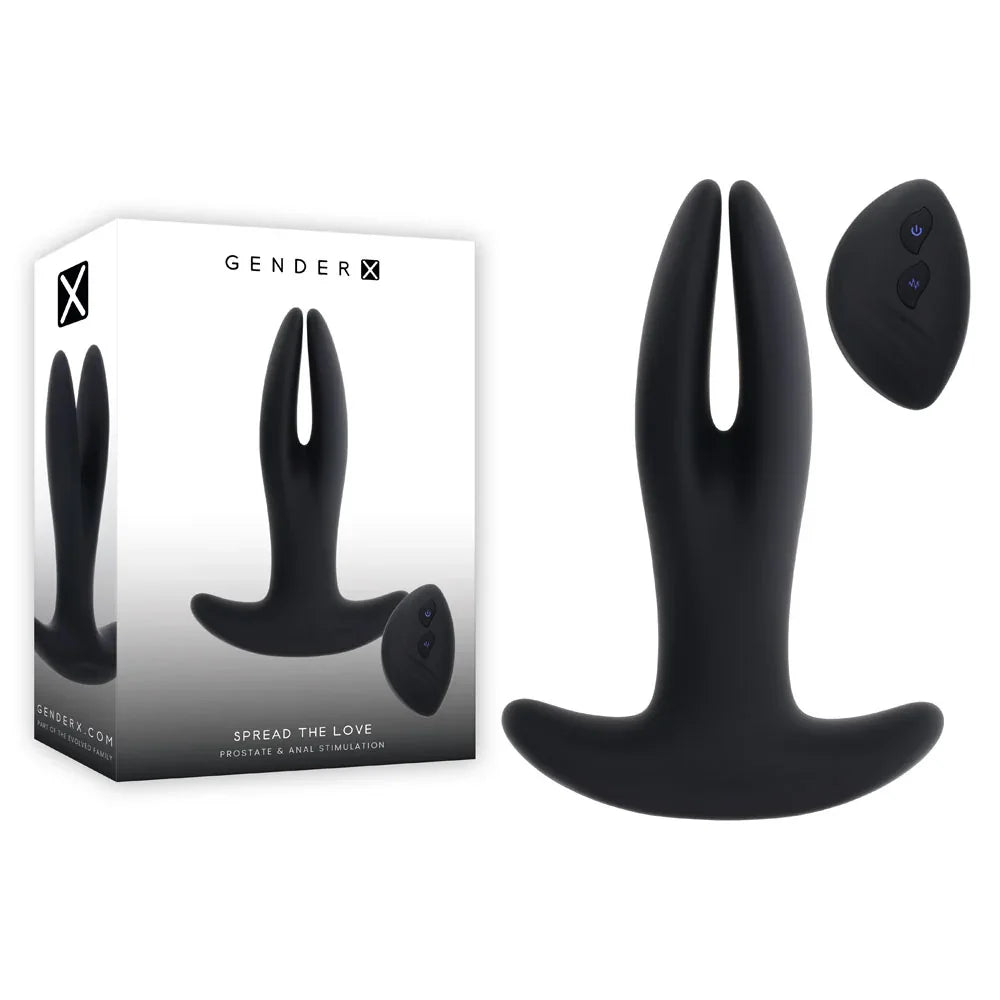 Gender X SPREAD THE LOVE - USB Rechargeable Stretching Anal Plug with Wireless Remote - Take A Peek