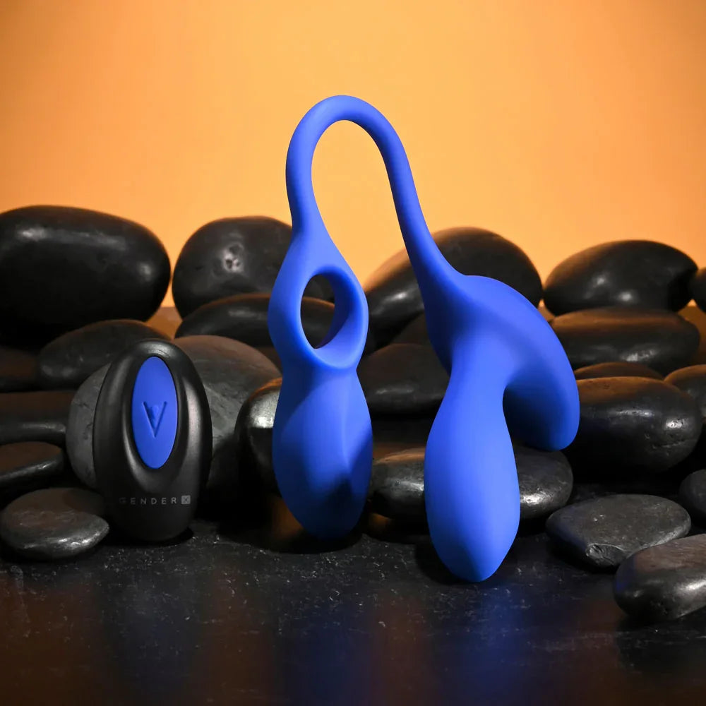 Gender X BACK FOR MORE - Dual USB Rechargeable Dual Stimulator with Wireless Remote - Take A Peek