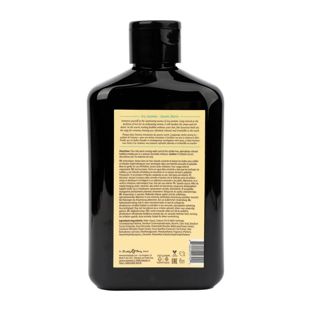 EB Hemp Seed Bubble Bath SEA JASMINE - 250 ml - Sea Jasmine Scented Bubble Bath - 250 ml Bottle - Take A Peek