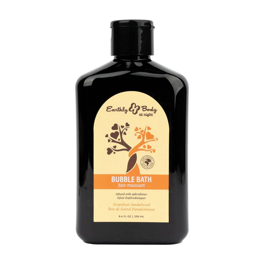 EB Hemp Seed Bubble Bath GRAPEFRUIT SANDALWOOD - 250 ml - Grapefruit Sandalwood Scented Bubble Bath - 250 ml Bottle - Take A Peek