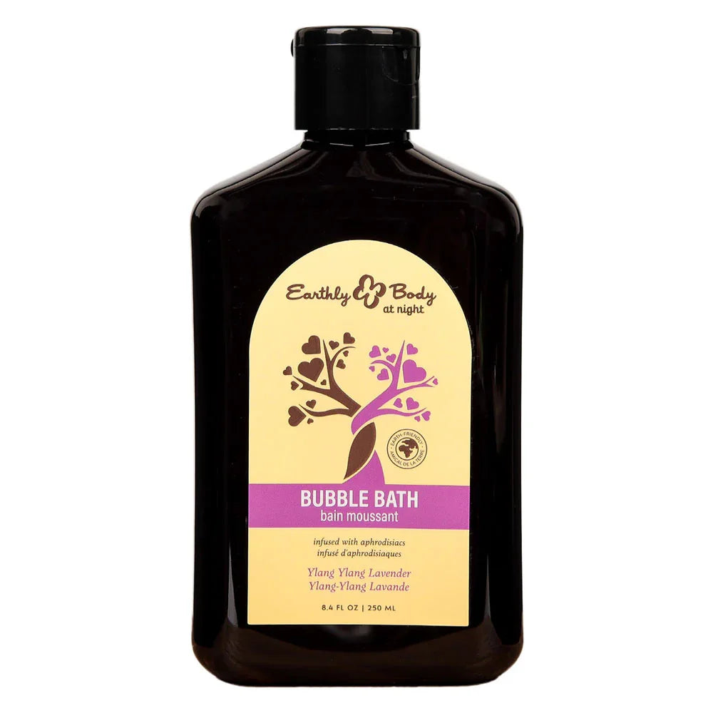 EB Hemp Seed Bubble Bath YLANG YLANG LAVENDER - 250 ml - Ylang Ylang Lavender Scented Bubble Bath - 250 ml Bottle - Take A Peek
