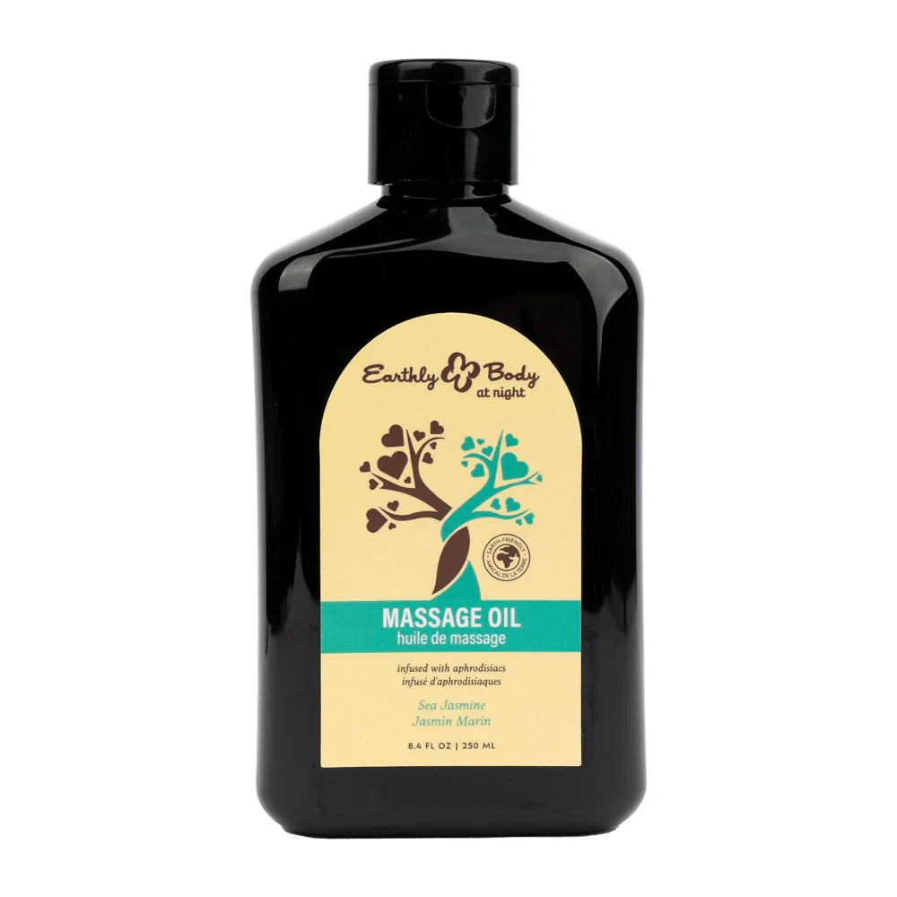 EB Hemp Seed Massage Oil SEA JASMINE - 250 ml - Sea Jasmine Scented Massage Oil - 250 ml Bottle - Take A Peek