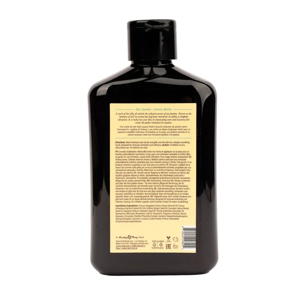 EB Hemp Seed Massage Oil SEA JASMINE - 250 ml - Sea Jasmine Scented Massage Oil - 250 ml Bottle - Take A Peek