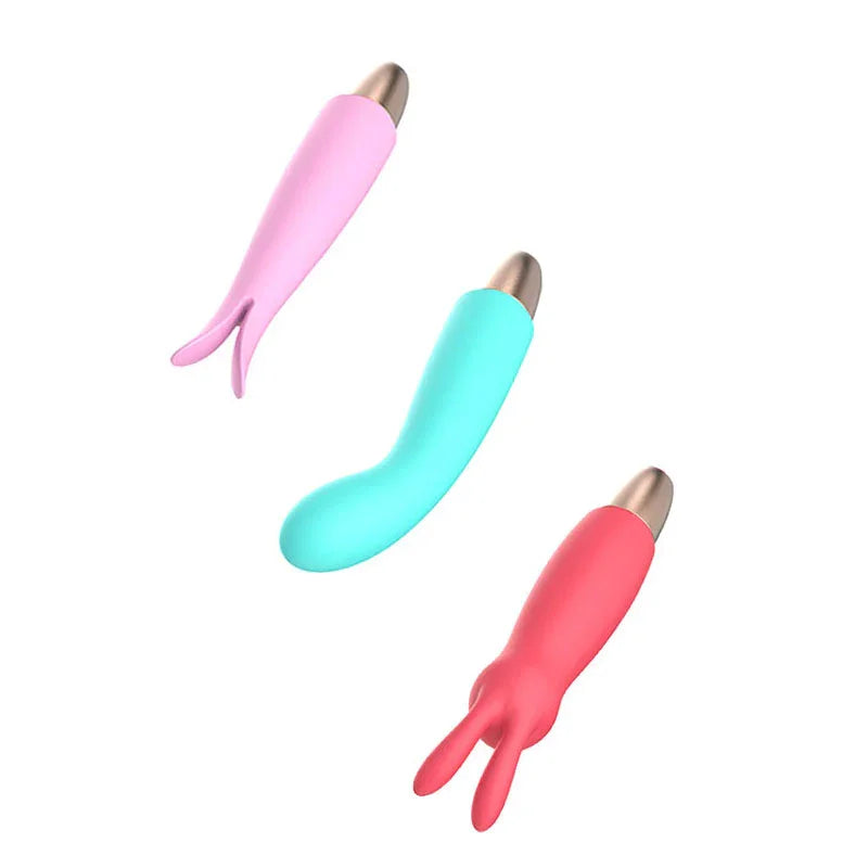 Adam & Eve PLAYFUL SEDUCTION KIT - USB Rechargeable Vibrator with 3 Interchangeable Sleeves - Take A Peek