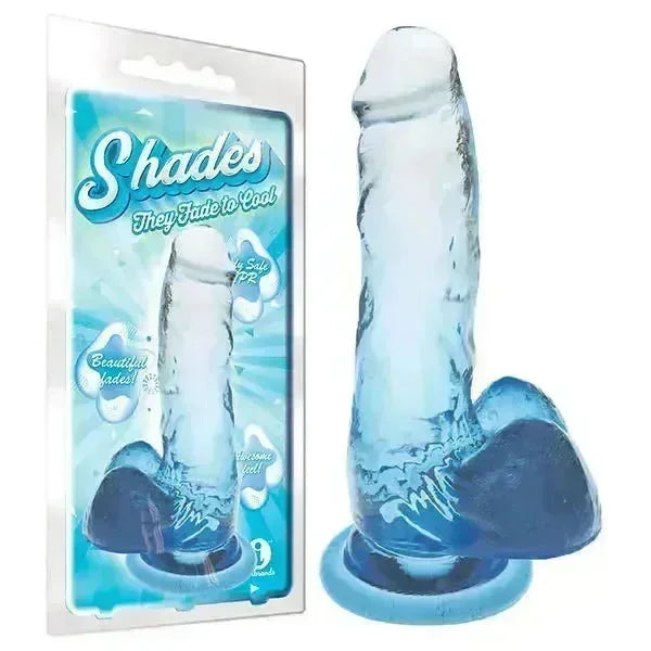 Shades 7'' Jelly TPR Dong - 17.8 cm Dong - Take A Peek