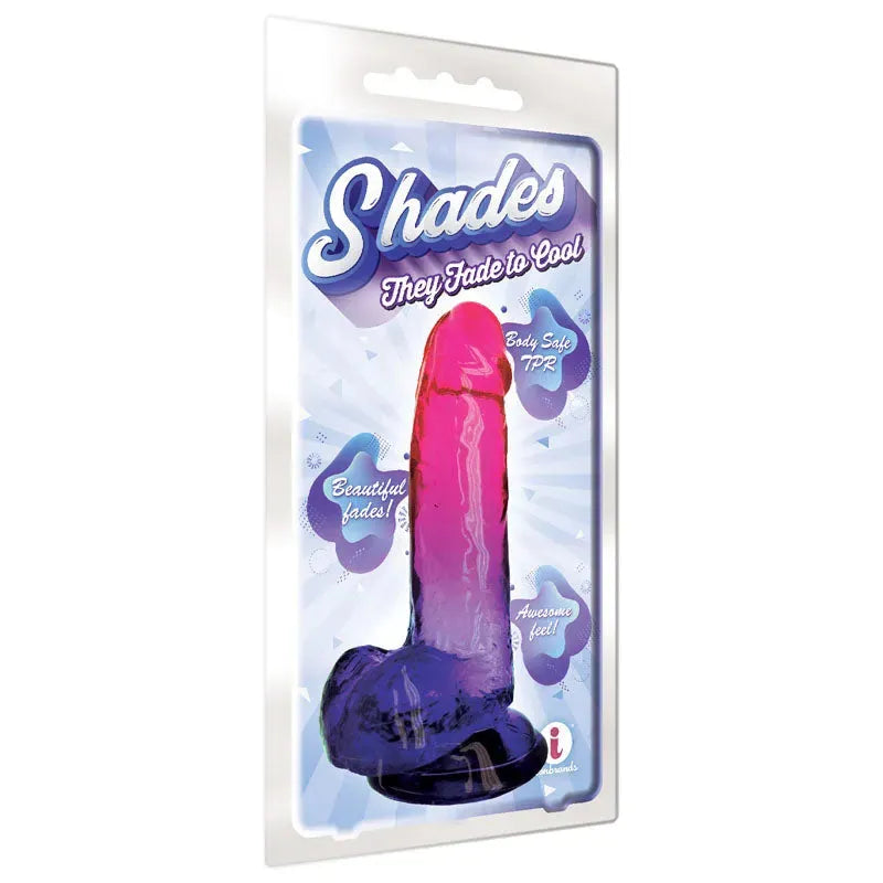 Shades 8'' Jelly TPR Dong - Take A Peek