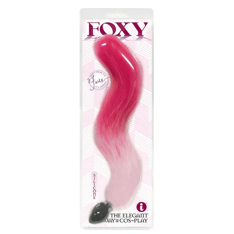 Foxy Fox Tail Silicone Butt Plug - Take A Peek