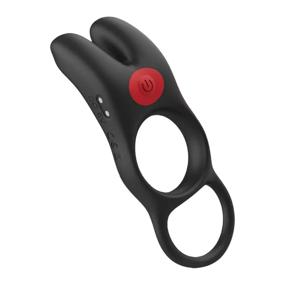 Red Dot Rings - V1 - USB Rechargeable Vibrating Cock Ring with Remote - Take A Peek