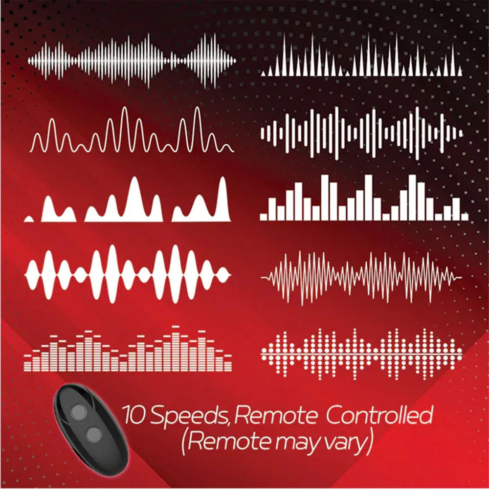 Red Dot Rings - V2 - USB Rechargeable Vibrating Cock & Ball Ring with Remote - Take A Peek