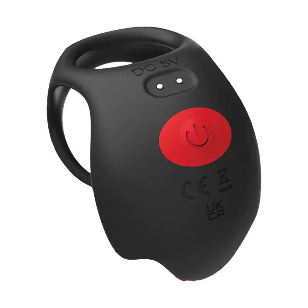 Red Dot Rings - V3 - USB Rechargeable Vibrating Cock & Ball Ring with Remote - Take A Peek