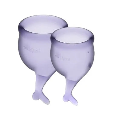 Satisfyer Feel Secure Menstrual Cup (Lilla) - Take A Peek