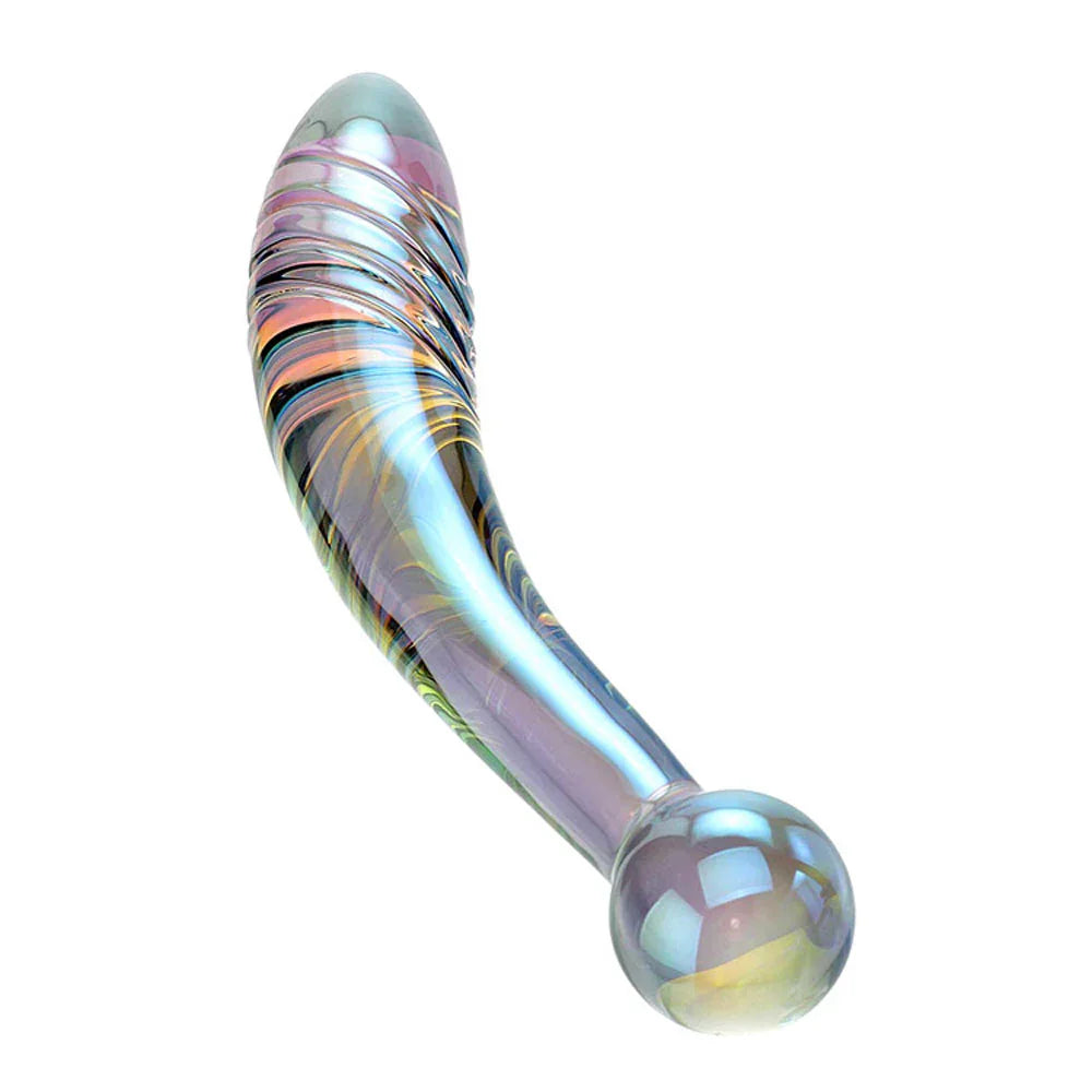 Adam & Eve FAIRY WAND - 22 cm Glass Dildo - Take A Peek