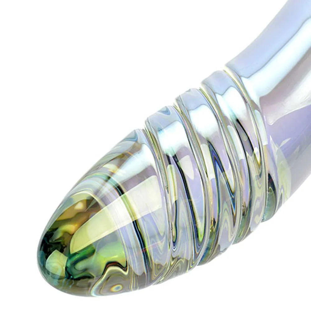 Adam & Eve FAIRY WAND - 22 cm Glass Dildo - Take A Peek