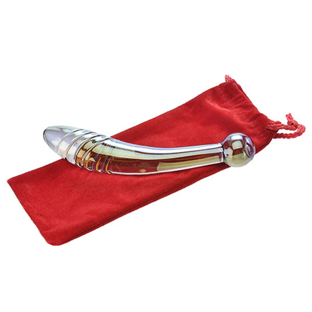 Adam & Eve FAIRY WAND - 22 cm Glass Dildo - Take A Peek