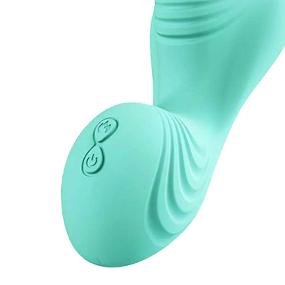 Adam & Eve THE WAVE RIDER - Teal USB Rechargeable Triple Stimulating Grinder Pad with Remote Control - Take A Peek