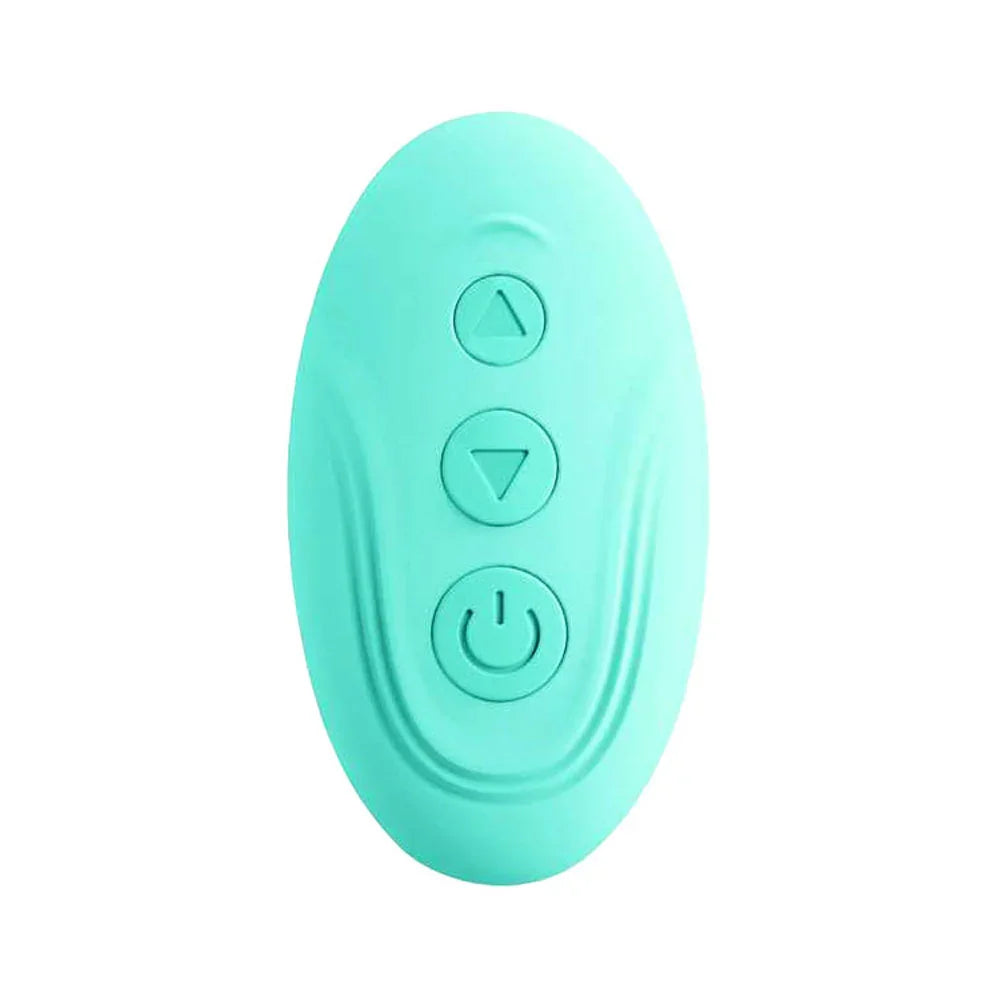Adam & Eve THE WAVE RIDER - Teal USB Rechargeable Triple Stimulating Grinder Pad with Remote Control - Take A Peek