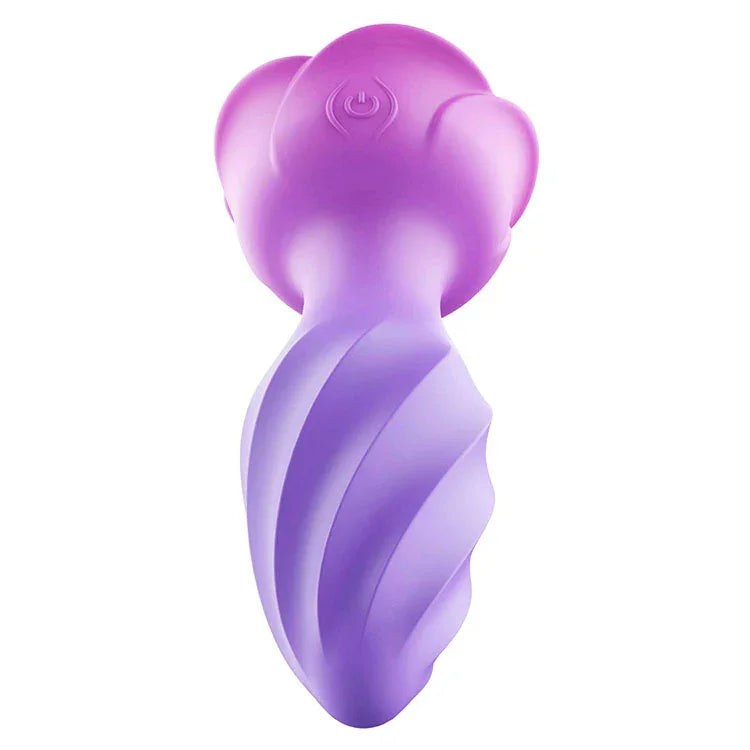 Adam & Eve ROTATING ROSE PLUG - 12 cm USB Rechargeable Rotating & Vibrating Butt Plug with Gem Base - Take A Peek