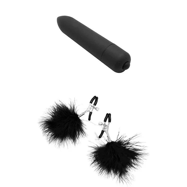 Adam & Eve MIDNIGHT MOODS COLLECTION - Couples Bondage Kit - Set of 10 Pieces - Take A Peek