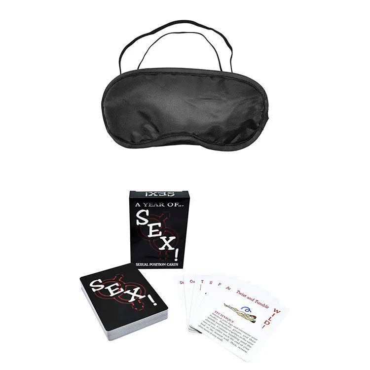 Adam & Eve MIDNIGHT MOODS COLLECTION - Couples Bondage Kit - Set of 10 Pieces - Take A Peek