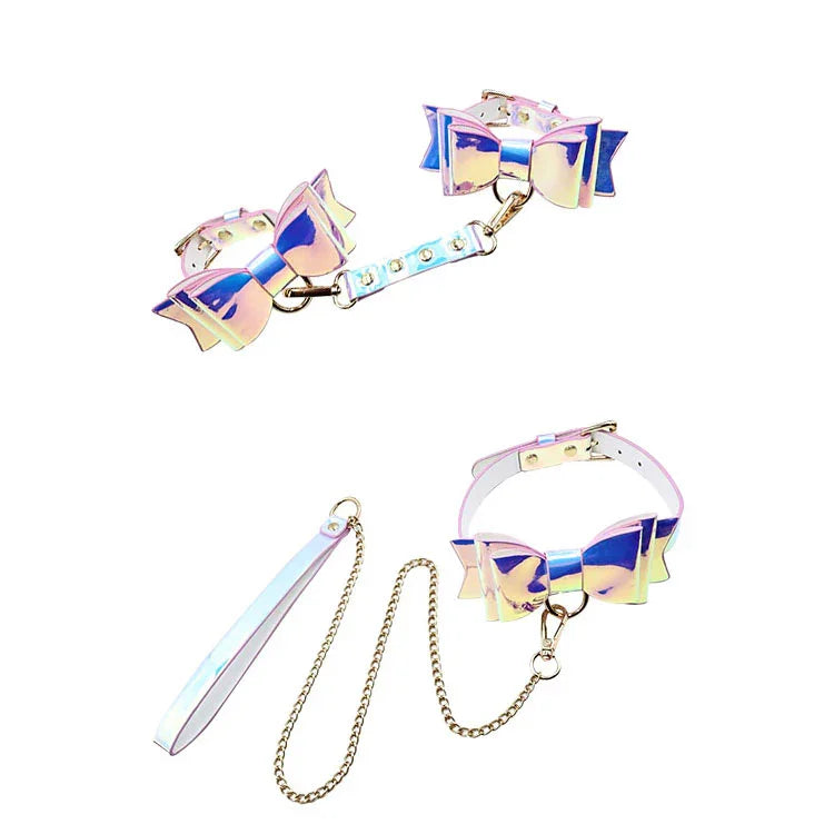 Adam & Eve THE FAIRY Bondage Set - Iridescent Bondage Kit - Set of 5 Pieces - Take A Peek