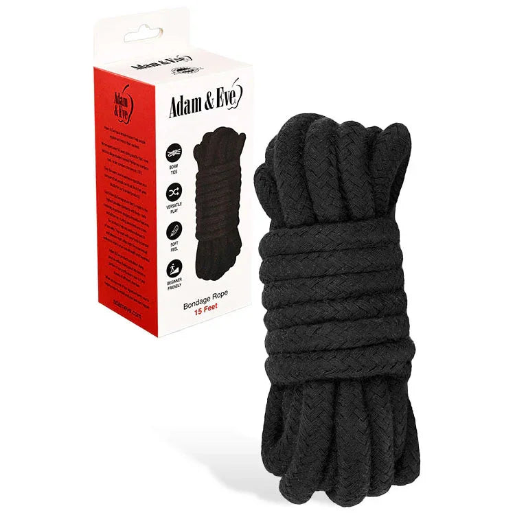 Adam & Eve BONDAGE ROPE - 4.5 metre (15 feet) - Bondage Rope - 4.5 metre Length - Take A Peek