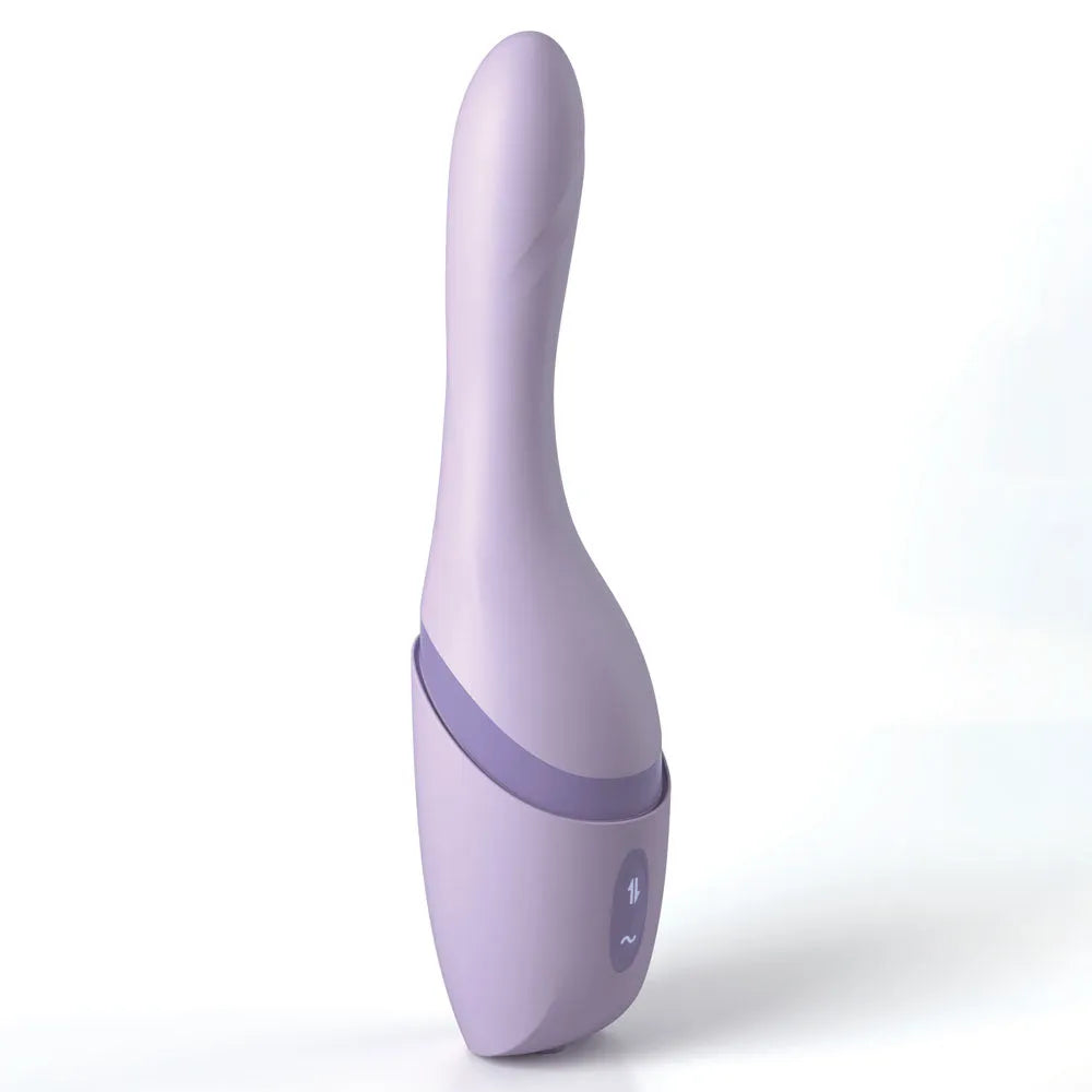 JimmyJane Hello Bang - 27 cm USB Rechargeable Warming & Thrusting Vibrator - Take A Peek