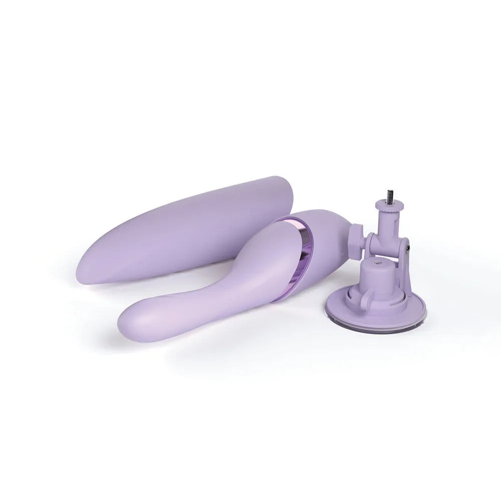 JimmyJane Hello Bang - 27 cm USB Rechargeable Warming & Thrusting Vibrator - Take A Peek