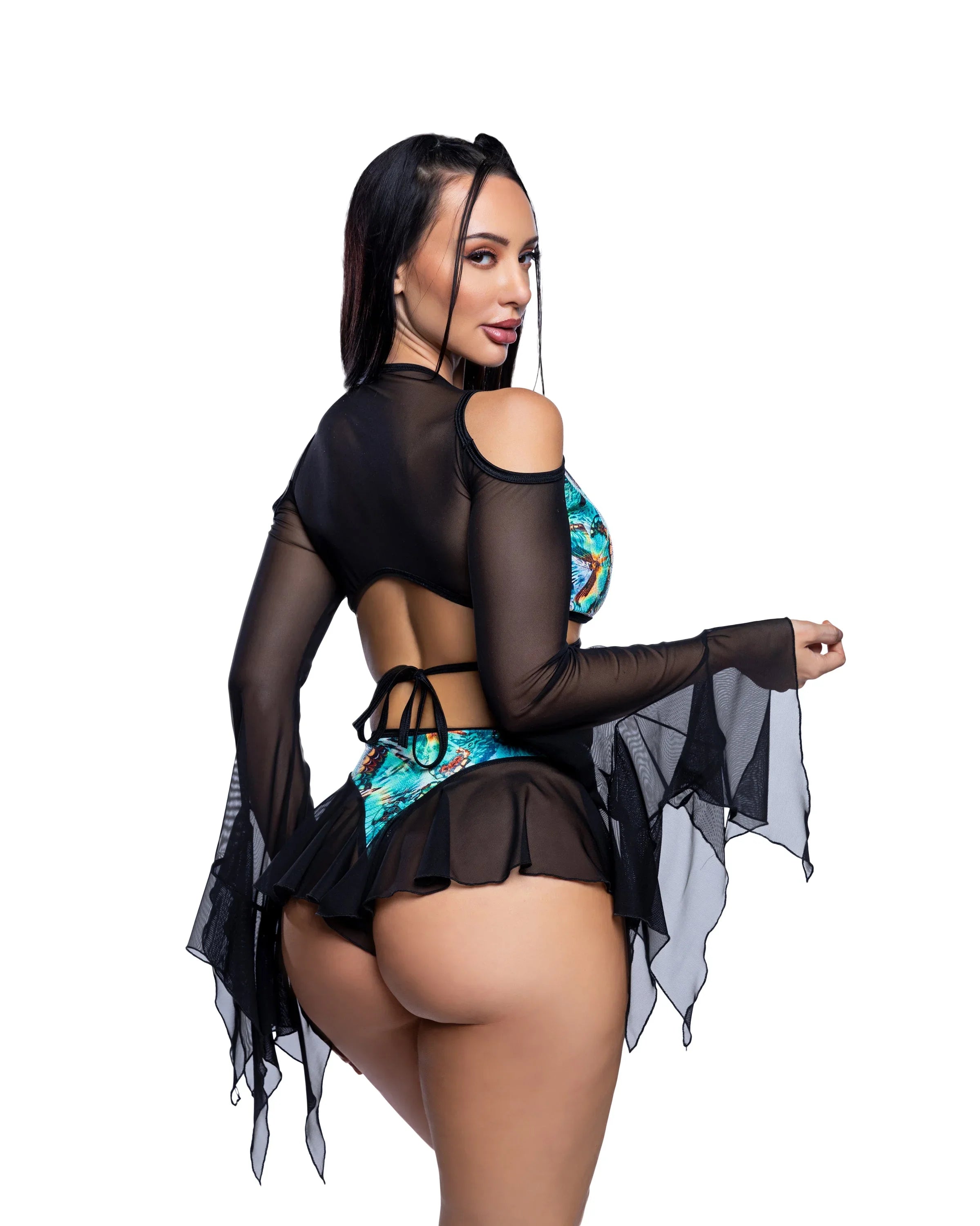 JR266 - Butterfly Flutter Shorts - Take A Peek