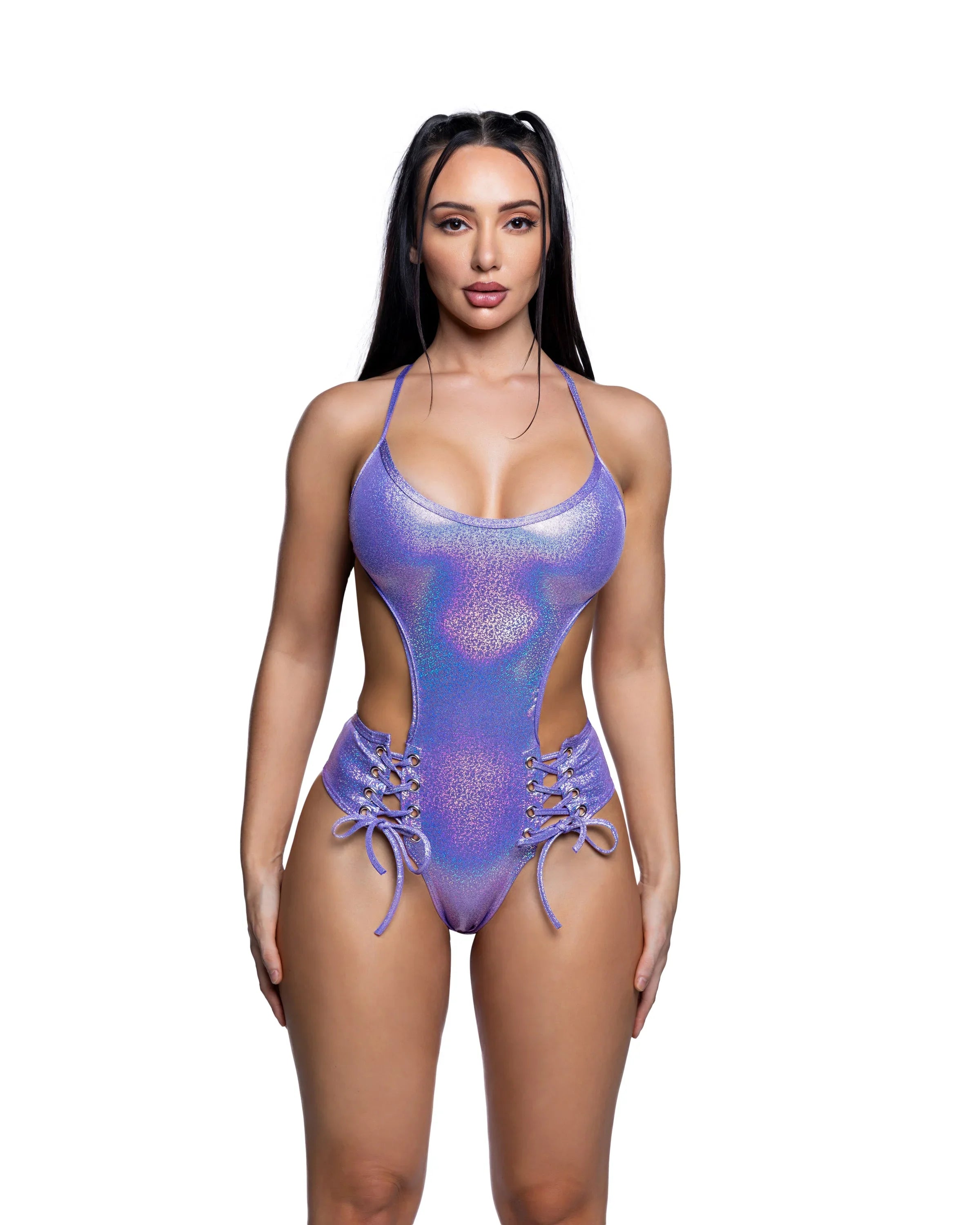 JR285 - Lace-up Bodysuit - Take A Peek