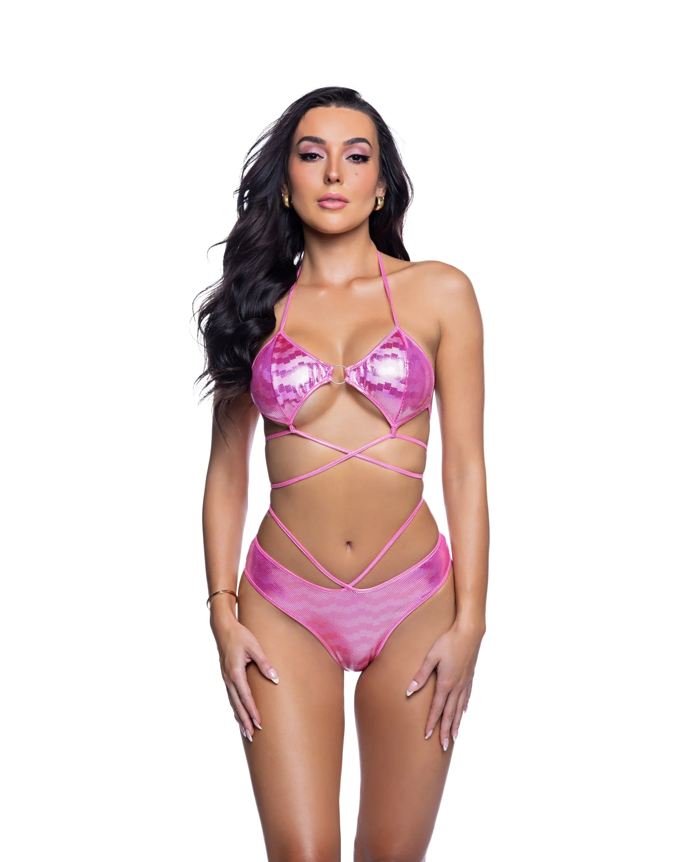 JR300 - Ring Top & Short Set - Take A Peek