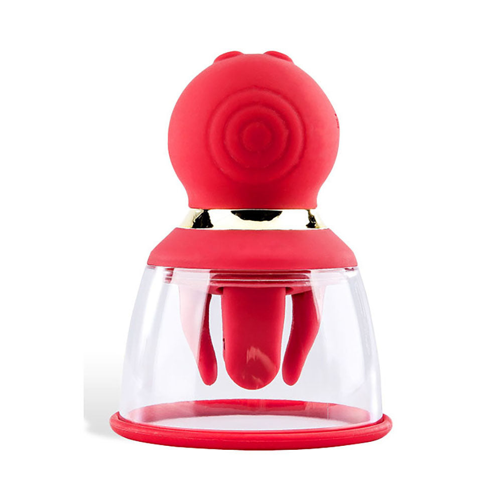 Adam & Eve SQUEEZE-N-PLEASE Pump - - USB Rechargeable Vaginal Pump with Massaging Tongue and Fingers - Take A Peek