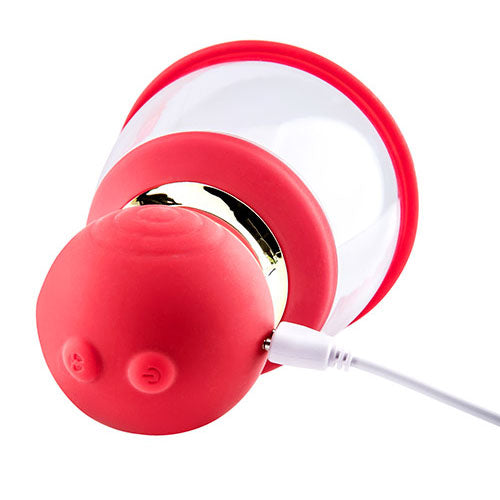 Adam & Eve SQUEEZE-N-PLEASE Pump - - USB Rechargeable Vaginal Pump with Massaging Tongue and Fingers - Take A Peek