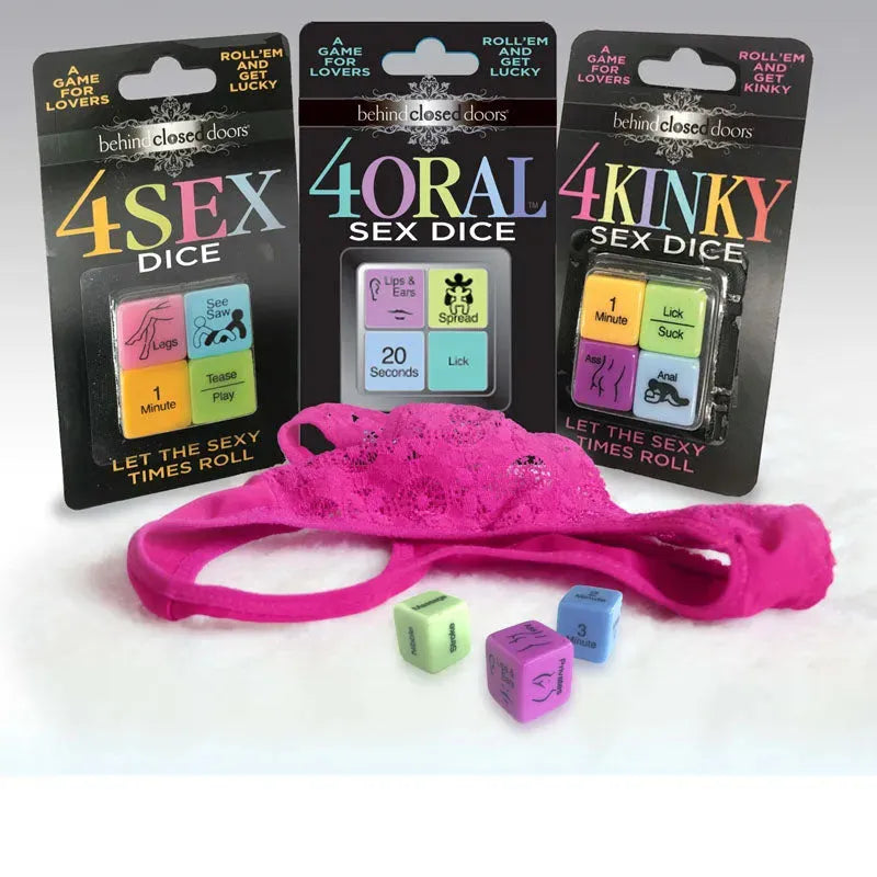 Behind Closed Doors - 4 Kinky Sex Dice - Take A Peek