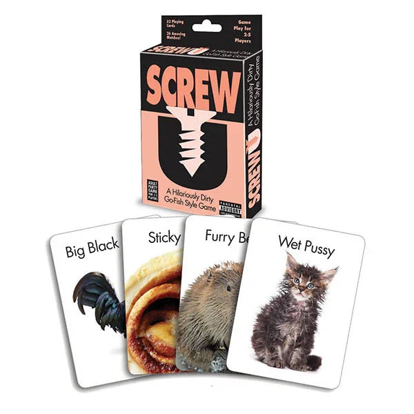 Screw U - Party Card Game - Take A Peek