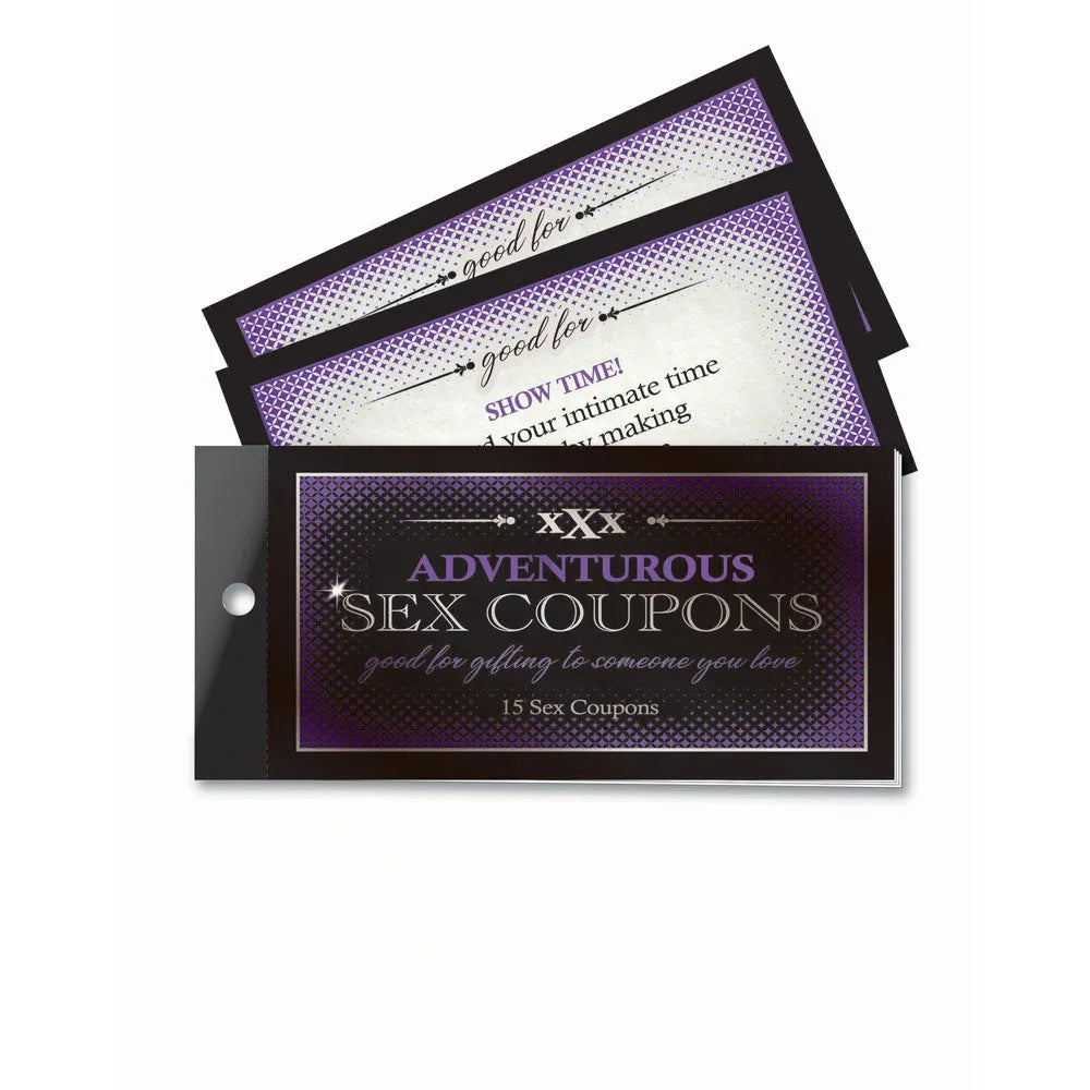 Adventurous Sex Coupons - Set of 15 Coupons - Take A Peek