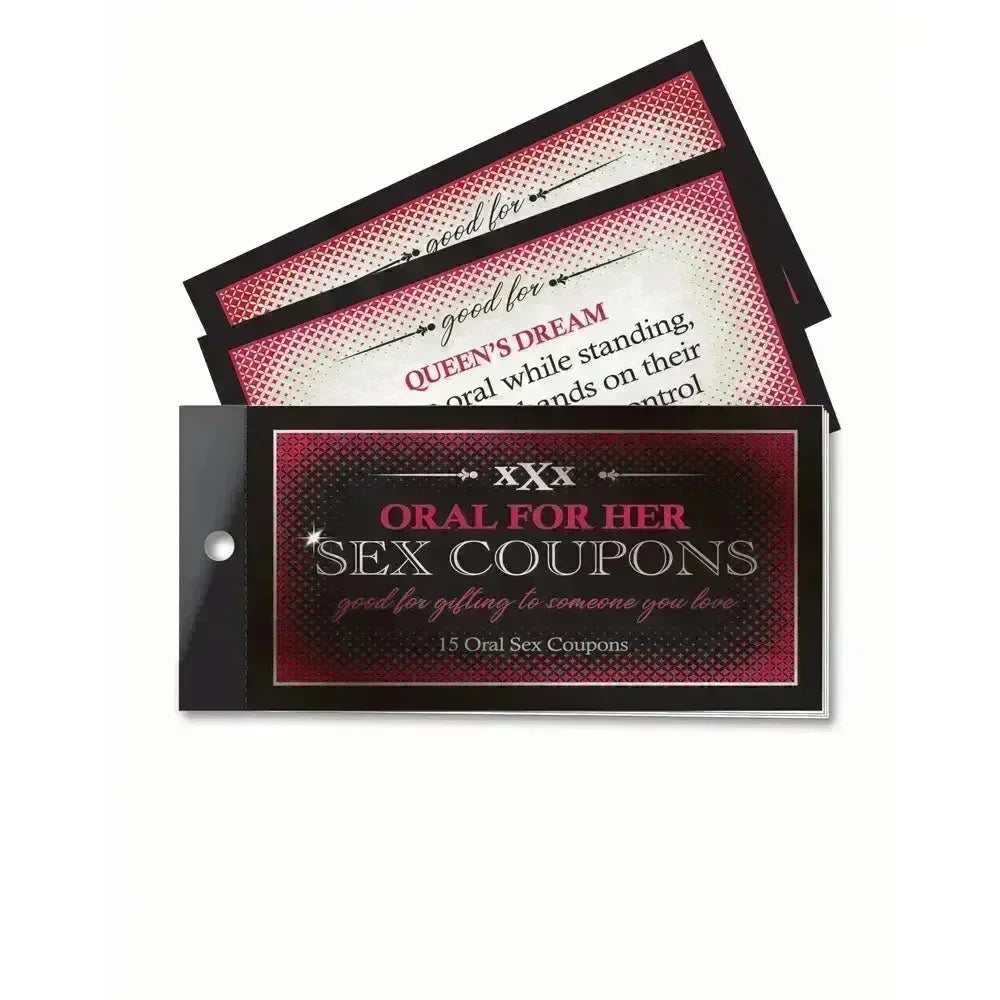 Oral For Her Sex Coupons - Set of 15 Coupons - Take A Peek
