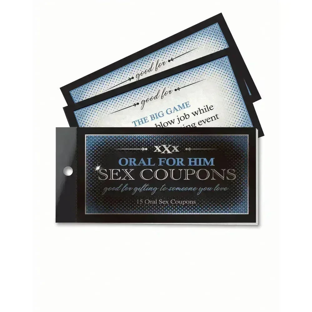 Oral For Him Sex Coupons - Set of 15 Coupons - Take A Peek