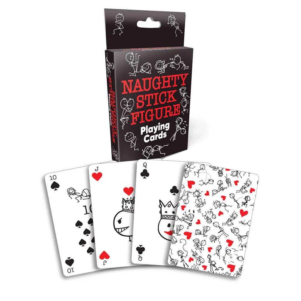 Naughty Stick Figure Playing Cards - Novelty Playing Cards - Take A Peek