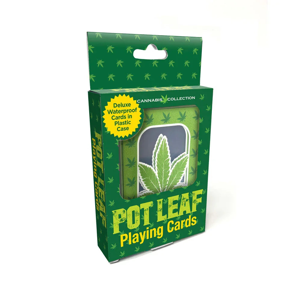 Pot Leaf Playing Cards - Waterproof Novelty Playing Cards - Take A Peek