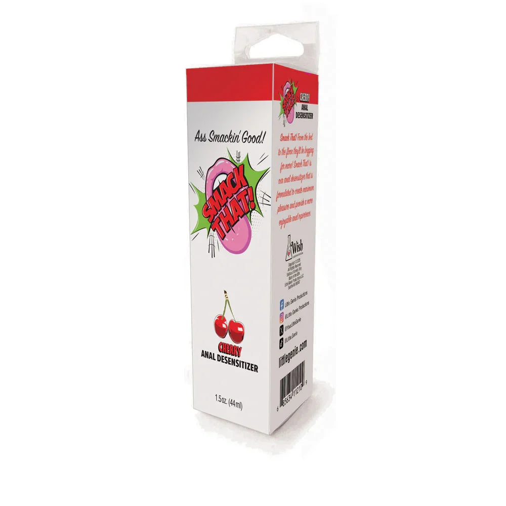 Smack That! Anal Desensitiser - Cherry - Cherry Flavoured Anal Desensitiser - 44 ml Tube - Take A Peek