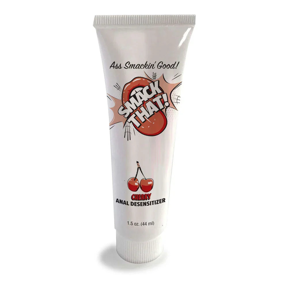 Smack That! Anal Desensitiser - Cherry - Cherry Flavoured Anal Desensitiser - 44 ml Tube - Take A Peek