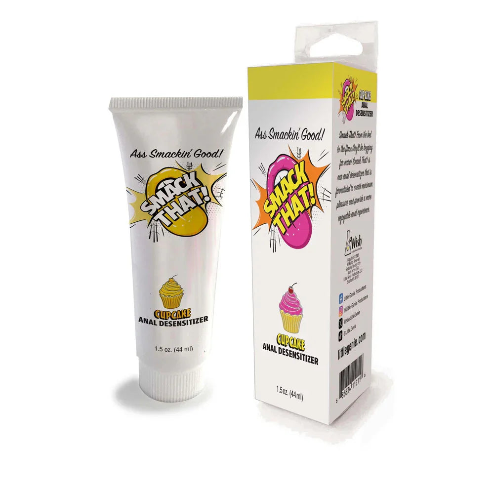 Smack That! Anal Desensitiser - Cupcake - Cupcake Flavoured Anal Desensitiser - 44 ml Tube - Take A Peek